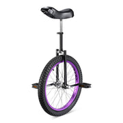 TheLAShop 20 inch Mountain Bike Unicycle Single Wheel Bike Purple Rim Image