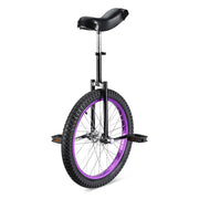 TheLAShop 20 inch Mountain Bike Unicycle Single Wheel Bike Purple Rim Image