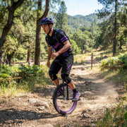 TheLAShop 20 inch Mountain Bike Unicycle Single Wheel Bike Purple Rim Image