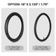 TheLAShop 3ct. Bike Tires & Inner Tubes 16"-24" Options for Trike & BMX, 18x2.125 Image