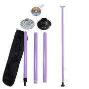 TheLAShop Portable Dancing Pole 50mm Fitness Pole Dance Kit Purple