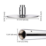 TheLAShop 9 ft Spinning Dancing Pole with Light Image