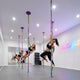 TheLAShop Iridescent Dance Pole Static and Spinning Dance Pole 45mm Image