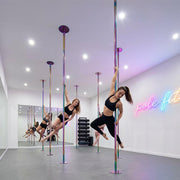 TheLAShop Iridescent Dance Pole Static and Spinning Dance Pole 45mm Image