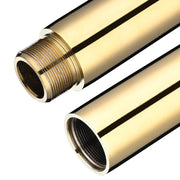 TheLAShop 12ft Brass Pole Spinning & Static Dancing Pole Golden Image