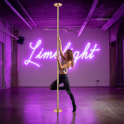 TheLAShop Brass Pole Spinning & Static Dancing Pole Golden Image