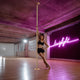 TheLAShop 11.5ft Brass Pole Spinning & Static Dancing Pole Golden Image