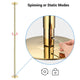 TheLAShop 12ft Brass Pole Spinning & Static Dancing Pole Golden Image