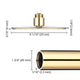 TheLAShop 9ft Golden Spinning Strip Pole