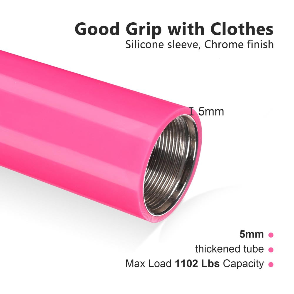 TheLAShop Silicone Pole Spinning & Static Dancing Pole with Wrap