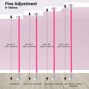 TheLAShop Silicone Pole Spinning & Static Dancing Pole with Wrap,9ft Image