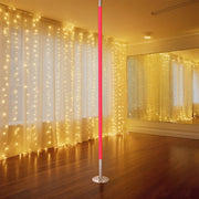 TheLAShop 9 ft Spinning Dancing Pole with Light, Pink Silicone Wrap Image