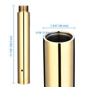 TheLAShop Dance Pole Extension 262mm (45mm), Gold Image