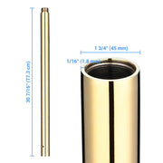 TheLAShop Dance Pole Extension 750mm (45mm), Gold Image