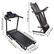 TheLAShop Incline Treadmill 3HP Folding Adjustable 49x18 Large Belt Image