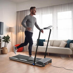 TheLAShop Ultra-thin Folding Treadmill with Remote Running Machine