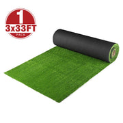TheLAShop Dog Run Turf Outdoor Kennel Artificial Grass (3/8"H Pile), 3x33ft Image