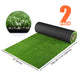 TheLAShop Dog Run Turf Outdoor Kennel Artificial Grass (3/8"H Pile), 6x33ft - (2x)3'x33' Image
