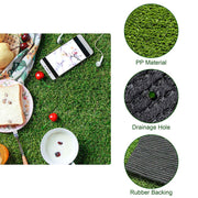 TheLAShop Cricket Pitch Mat Oudoor Indoor Practice Turf (3/8"H Pile), 6x33ft - (2x)3'x33' Image