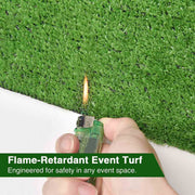 TheLAShop Artificial Event Turf | Low-Profile for Outdoor Dining & Entryways(0.4"H) Image