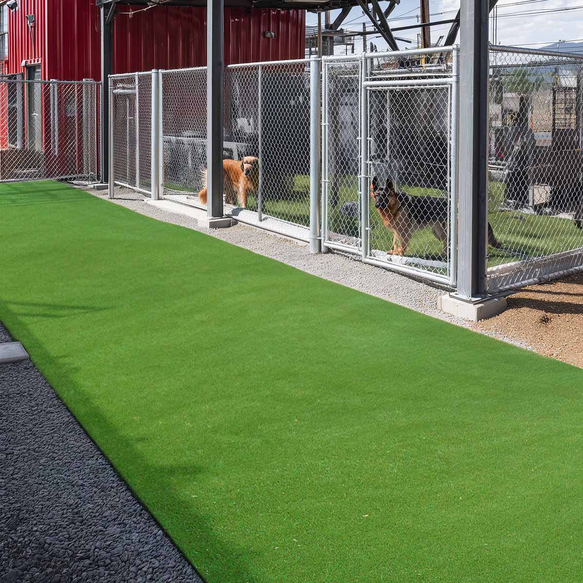 TheLAShop Dog Run Turf Outdoor Kennel Artificial Grass (3/8