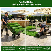TheLAShop Artificial Grass for Weddings, Cocktail Parties (13/16"H Pile) Image
