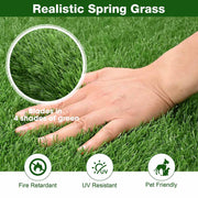 TheLAShop Artificial Grass for Patio, Deck, Porch (13/16"H Pile) Image