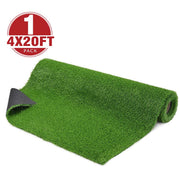 TheLAShop Dog Run Turf Outdoor Artificial Grass (13/16"H Pile), 4x20ft Image