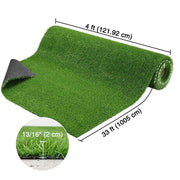 TheLAShop Bulk Realistic 0.8" Artificial Grass Roll, Xeriscaping Turf, 4x33ft Image