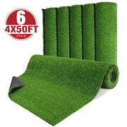 TheLAShop Artificial Grass for Patio, Deck, Porch (13/16"H Pile), 24x50ft - (6x)4'x50' Image