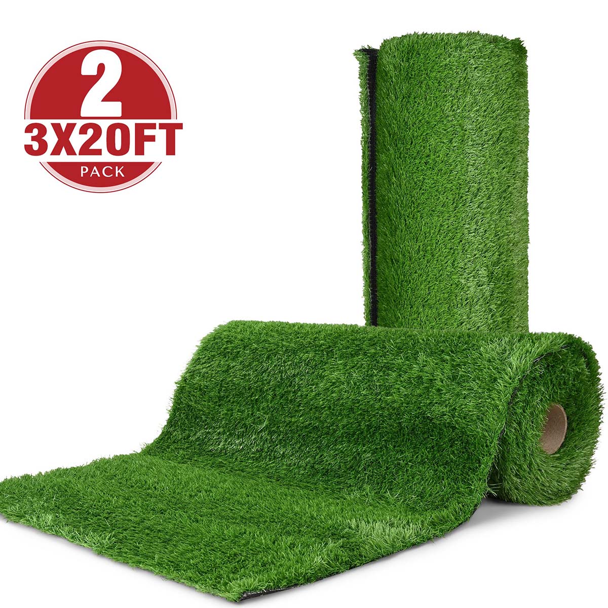 TheLAShop Artificial Grass for Patio, Deck, Porch (1 3/8