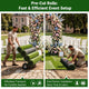TheLAShop Commercial Event Turf Roll, 4-Color Fescue & Thatch, 1.38" Pile Image