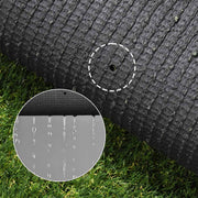 TheLAShop Artificial Turf Roll 4-Color Fescue & Thatch Grass, 1.38" Pile Image