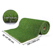 TheLAShop Commercial Event Turf Roll, 4-Color Fescue & Thatch, 1.38" Pile, 3x33ft Image