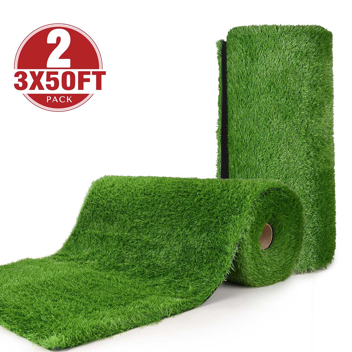 TheLAShop Artificial Grass for Patio, Deck, Porch (1 3/8