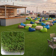TheLAShop Commercial Event Turf Roll, 4-Color Fescue & Thatch, 1.38" Pile Image