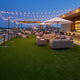 TheLAShop Artificial Turf Roll 4-Color Fescue & Thatch Grass, 1.38" Pile Image