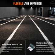TheLAShop HybridLane Commercial Gym & Sports Turf for Sprint Tracks 61oz Image