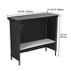TheLAShop Folding Counter Bar Table with Storage for Outdoor Pub
