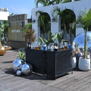 TheLAShop Folding Counter Bar Table with Storage for Outdoor Pub, Classic 78in Image