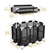 TheLAShop Replacement Mesh Net for PVC Pool Float Storage Image