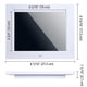 TheLAShop 8" Large Digital LED Day Clock Time Calendar 6-Alarm Image