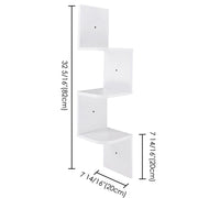 TheLAShop Home 3-Layer Hanging Corner Shelf Wall Mounted Color Option Image