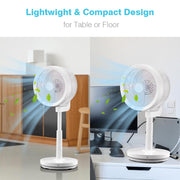 TheLAShop 11" Stand Fan Desk Cooling Fan with Remote for Room Image