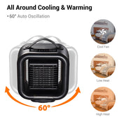 TheLAShop Portable Electric Cat Space Heater & Fan 1000w Image