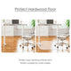 TheLAShop 48" x 36" (1/16" Thick) PVC Chair Mat Hardwood Floor Protector w/ Lip