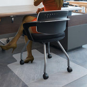 TheLAShop 48" x 36" (1/16" Thick) PVC Chair Mat Hardwood Floor Protector w/ Lip