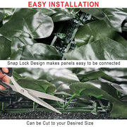 TheLAShop 59"x196" Faux Ivy Leaf Privacy Fence Screen w/ Mesh Back Image