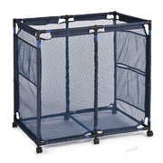 TheLAShop Pool Float Storage Bin Mesh with Pockets Large, Blue Image