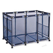 TheLAShop Pool Float Storage Bin Mesh with Pockets Extra Large 48x30, Blue Image